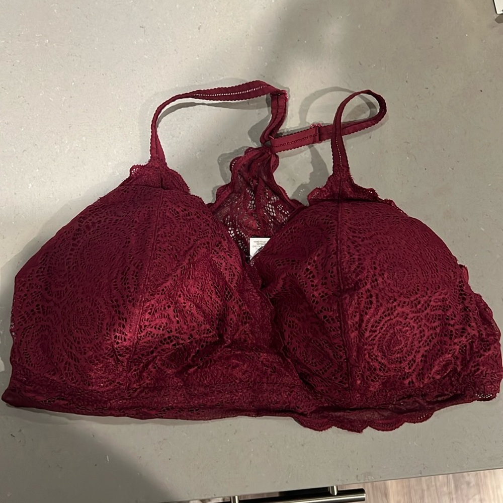 Maurice’s Burgundy Lace Bralette